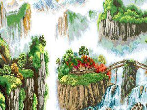 十字绣风景图案