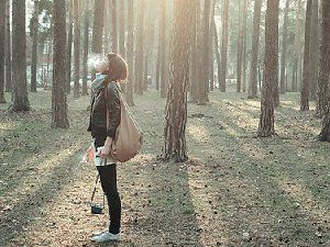 沿途风景的唯美意境图片 誓言如尘般