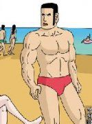 卡列漫画肌肉男男朋友