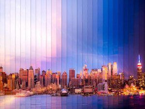 城市美景欣赏 日落之前的风采