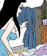 卡列漫画故事之和她捉迷藏