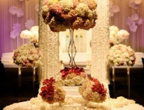 浪漫唯美婚礼花桌 学习一下好好