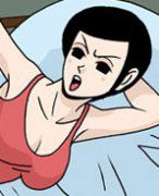 卡列漫画故事之挣扎男女