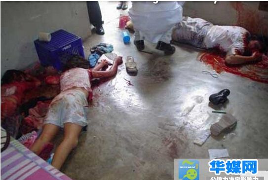 杀人现场惨不忍睹图片 少儿不宜观看