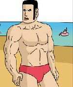 卡列漫画故事之肌肉男