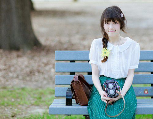 唯美意境图片 青春妹子写真