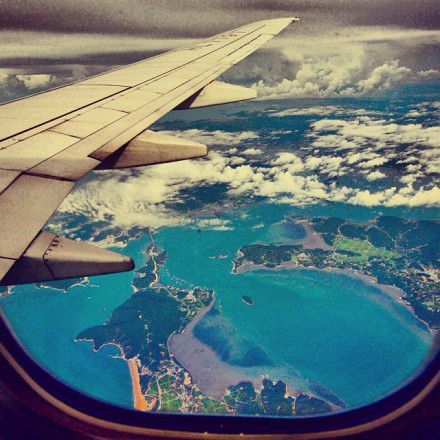 好看飞机窗外风景图片 你想去哪里飞翔?