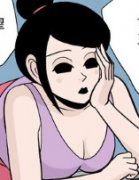 卡列漫画故事之对月亮祈祷