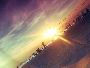 唯美星空天空风景 带不走的云彩改不