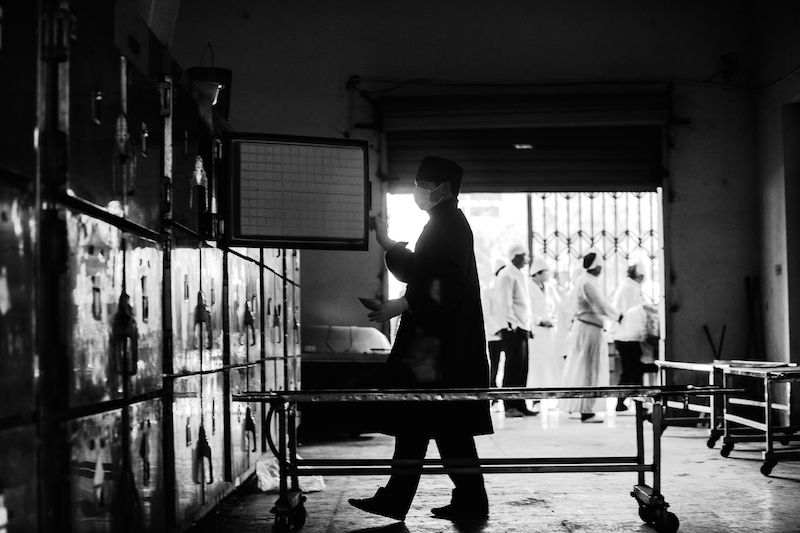 北京殡仪馆照片 火化场火化全程视频