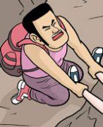 卡列漫画故事之从悬崖险境活下来