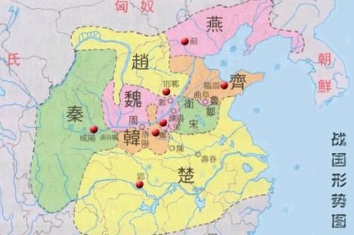 战国七雄地理位置图 战国七雄是哪七国呢【图】