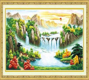 十字绣风景图案