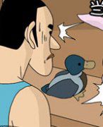 卡列漫画故事之自私的丈夫