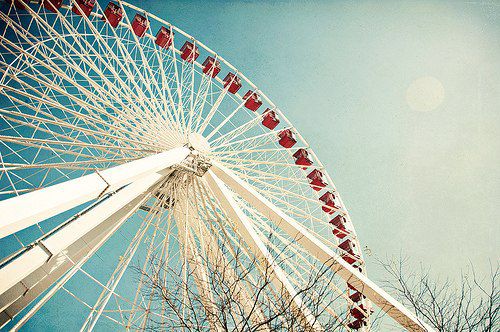 唯美意境摩天轮图片大全